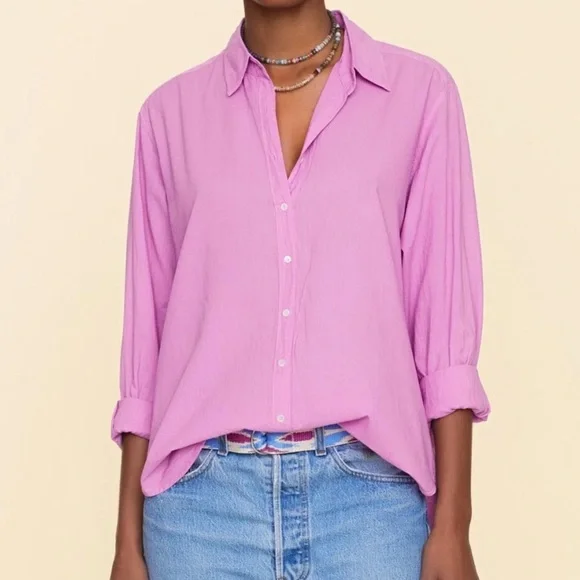 Xirena designer Cotten pink long sleeve - Picture 1 of 4